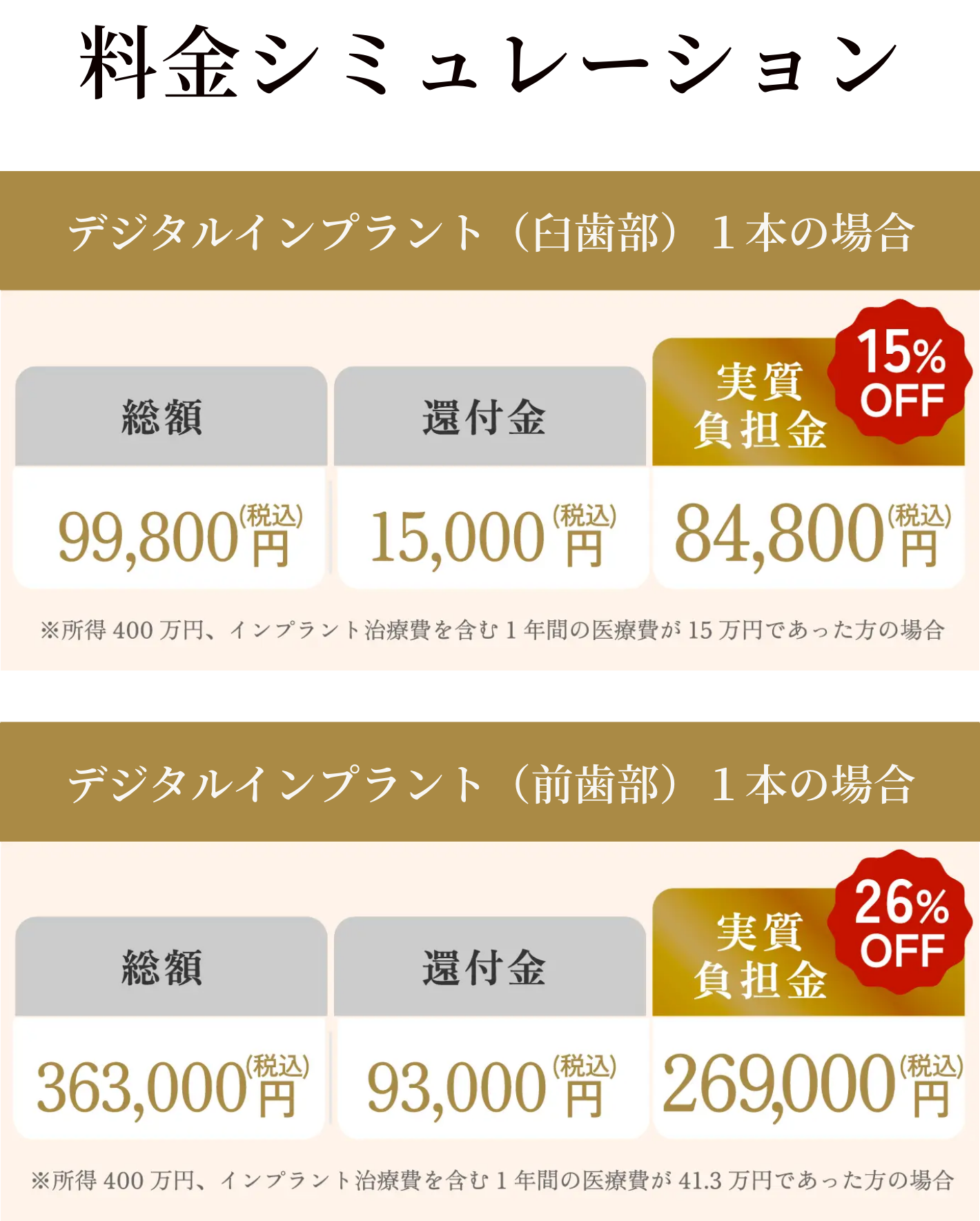 料金シミュレーション